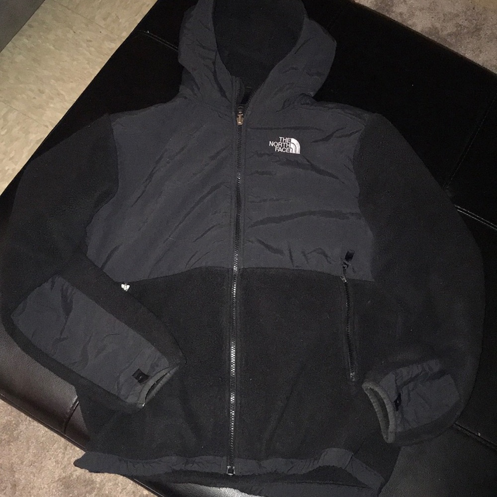 Black Northface Fleece Jacket - Picture 1 of 3